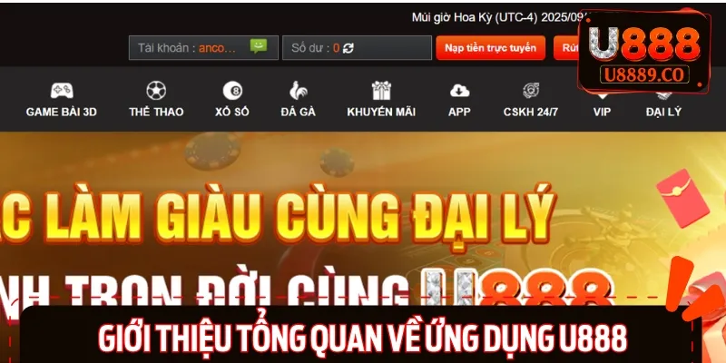 App U888 đưa cả thế giới cá cược trực tuyến vào điện thoại của bạn