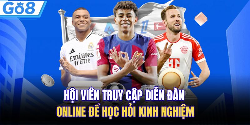 Hội viên truy cập diễn đàn online để học hỏi kinh nghiệm
